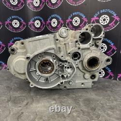 00 2003 ktm 450 SX LEFT RIGHT ENGINE CRANKCASE CRANK CASES BLOCK 14MM CASE SET