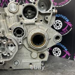 00 2003 ktm 450 SX LEFT RIGHT ENGINE CRANKCASE CRANK CASES BLOCK 14MM CASE SET