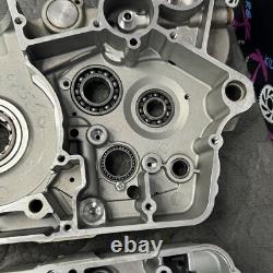 00 2003 ktm 450 SX LEFT RIGHT ENGINE CRANKCASE CRANK CASES BLOCK 14MM CASE SET