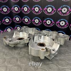 00 2003 ktm 450 SX LEFT RIGHT ENGINE CRANKCASE CRANK CASES BLOCK 14MM CASE SET