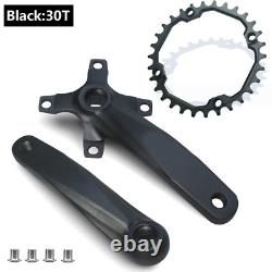 104BCD MTB Mountain Bike Crankset 152/165/170mm Bicycle Crank Arm Chainring Set