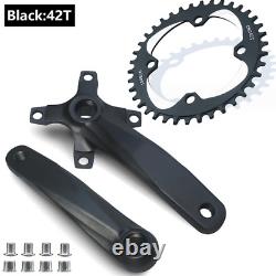 104BCD MTB Mountain Bike Crankset 152/165/170mm Bicycle Crank Arm Chainring Set