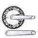 165mm Mountain Bike Crankset 144bcd Square Hole Crank Chainwheel 49t Crank Set