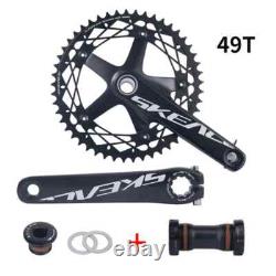 165mm Track Road Fixed Gear Bicycle Crankset CNC Integrated Molding Chainwheel
