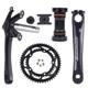 170mm Mtb/road Bike Crank Set 130bcd 53-39t 8s/9s Integrated Double Chainrings