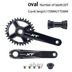 170/175mm 104BCD Crank Arms Mountain Bike Crankset Chainring 32/34/36/38/42/42T