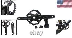 170mm Aluminum Mountain Bike Crankset with 38T Chainring Lightweight & Durable