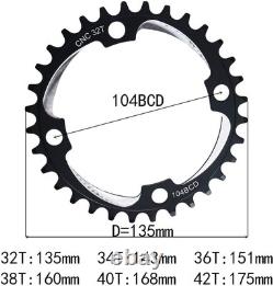 170mm Aluminum Mountain Bike Crankset with 38T Chainring Lightweight & Durable