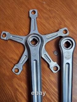 1985 Campagnolo Super Record Crank Arm Set 175 mm Campy Strada Nuovo 1049 Eroica