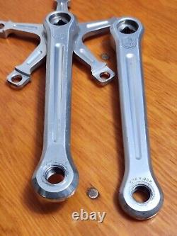 1985 Campagnolo Super Record Crank Arm Set 175 mm Campy Strada Nuovo 1049 Eroica
