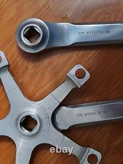 1985 Campagnolo Super Record Crank Arm Set 175 mm Campy Strada Nuovo 1049 Eroica