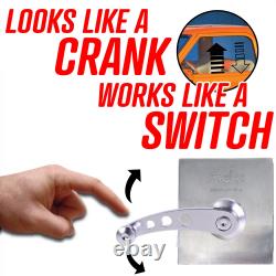 1989 1996 Chevy Corvette Power Window Crank Handle Switch Set Conversion Kit