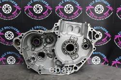 2014 kawasaki 09-15 kx450f LEFT RIGHT ENGINE CRANKCASE CRANK CASES CASE SET GOOD