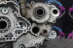 2014 kawasaki 09-15 kx450f LEFT RIGHT ENGINE CRANKCASE CRANK CASES CASE SET GOOD
