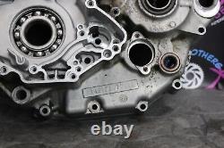 2014 kawasaki 09-15 kx450f LEFT RIGHT ENGINE CRANKCASE CRANK CASES CASE SET GOOD