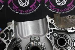 2014 kawasaki 09-15 kx450f LEFT RIGHT ENGINE CRANKCASE CRANK CASES CASE SET GOOD