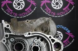 2014 kawasaki 09-15 kx450f LEFT RIGHT ENGINE CRANKCASE CRANK CASES CASE SET GOOD