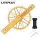 50t Intergrated Road Bicycle Chainwheels Sets Folding Bike Crank Arms With Bb