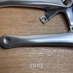 5 Arm Aluminum Crankset PCD130mm 165mm Length Silver Square Taper