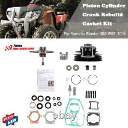 66MM Piston Cylinder Crank Motor Repair Gasket Set Fit for Yamaha Blaster 200