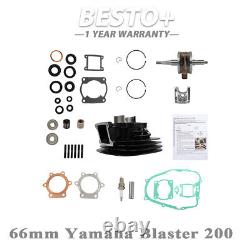 66MM Piston Cylinder Crank Motor Repair Gasket Set Fit for Yamaha Blaster 200