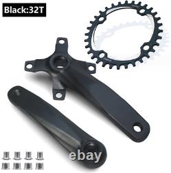 Al Alloy 104BCD MTB Bike Crankset 152/165/170mm Bicycle Crank Arm Chainring Set
