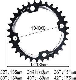 Aluminum 170mm Crank Arm Set with Rainbow Chainring Bolts 36T MTB Specialty