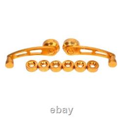Aluminum set Universal Gold Car Billet Manual Door Window Winder Crank Handle