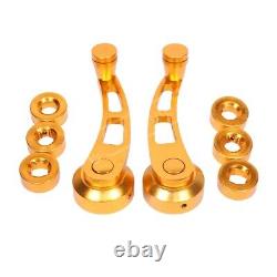 Aluminum set Universal Gold Car Billet Manual Door Window Winder Crank Handle