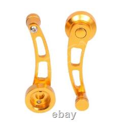 Aluminum set Universal Gold Car Billet Manual Door Window Winder Crank Handle