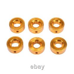 Aluminum set Universal Gold Car Billet Manual Door Window Winder Crank Handle