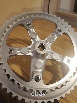 Aluminum sugino Double Crankset 170mm RD5000 54/44. Sugino crank set