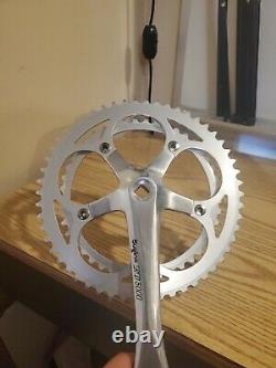 Aluminum sugino Double Crankset 170mm RD5000 54/44. Sugino crank set