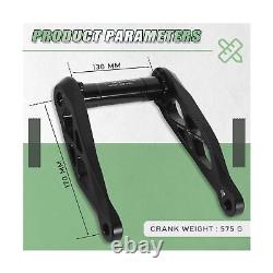 BUCKLOS MTB Mountain Bike Crank Arm Set with Bottom Bracket -170MM Aluminum A