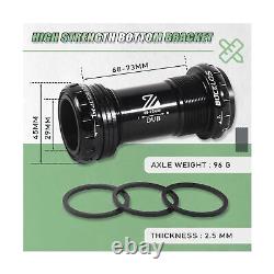 BUCKLOS MTB Mountain Bike Crank Arm Set with Bottom Bracket -170MM Aluminum A