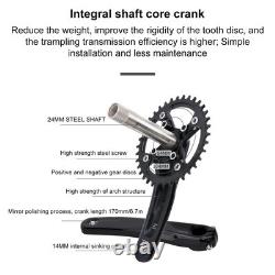 Bicycle Chainring Set Integrated Bike Crank Armset Aluminum Alloy 34T Hollo HO