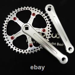 Bicycle Chainwheel Crank Set Aluminum Alloy Durable Single Speed Road Bike Parts