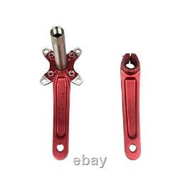 Bike Crank Arm Set, 170mm 106 BCD Mountain Bike Crank Set with Bottom Bracket