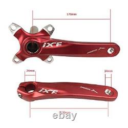 Bike Crank Arm Set, 170mm 106 BCD Mountain Bike Crank Set with Bottom Bracket
