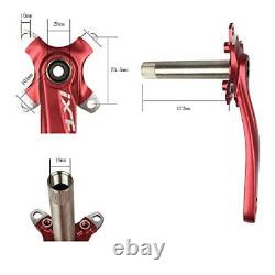 Bike Crank Arm Set, 170mm 106 BCD Mountain Bike Crank Set with Bottom Bracket