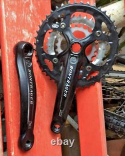 Bontrager Crank set ISIS Mountain Bike 175mm 44/32/22 Taper Black aluminum