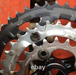 Bontrager Crank set ISIS Mountain Bike 175mm 44/32/22 Taper Black aluminum