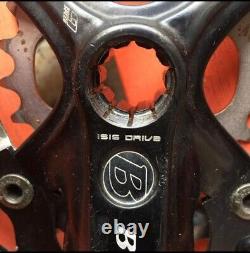 Bontrager Crank set ISIS Mountain Bike 175mm 44/32/22 Taper Black aluminum