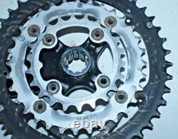Bontrager Triple Crank Set Black 175mm BCD104/64 ISIS 9 Speed Road USA Shipper