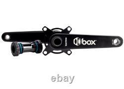 Box Three BMX Crank Set 175mm Black with Euro BB