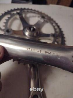 CAMPAGNOLO C-RECORD crankset 172.5 mm arms 53/39 chainrings