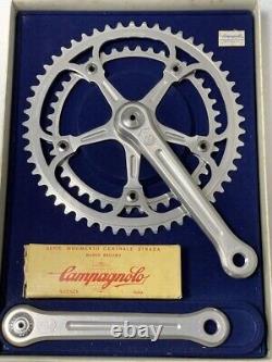 CAMPAGNOLO SUPER RECORD Crank 165mm + Chain Ring 53x42T BB Set Unused NOS