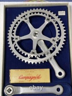 CAMPAGNOLO SUPER RECORD Crank 165mm + Chain Ring 53x42T BB Set Unused NOS
