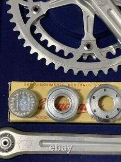 CAMPAGNOLO SUPER RECORD Crank 165mm + Chain Ring 53x42T BB Set Unused NOS