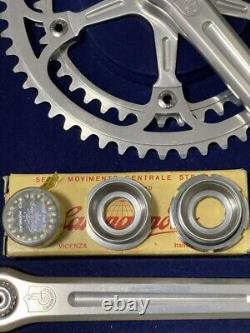 CAMPAGNOLO SUPER RECORD Crank 165mm + Chain Ring 53x42T BB Set Unused NOS